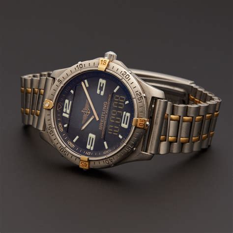 second hand breitling mens watches|pre owned Breitling aerospace.